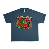 Midnight Navy merry Christmas trees Urban Heavy Tee - CowhideDigitalArt
