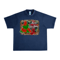 Navy merry Christmas trees Urban Heavy Tee - CowhideDigitalArt