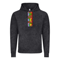 Vintage Black St. Patrick's Day Western Shamrock Leopard Rainbow Vintage Hoodie - Artiststas