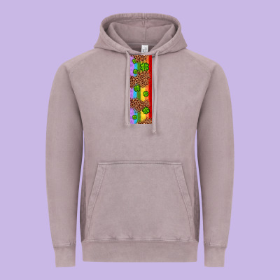 St. Patrick's Day Western Shamrock Leopard Rainbow Vintage Hoodie Designed By Artiststas