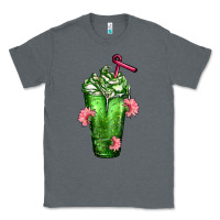 Charcoal Heather Western Cactus Cold Frappe Classic Tee - FaDigitalArtStudio