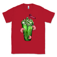 Red Western Cactus Cold Frappe Classic Tee - FaDigitalArtStudio