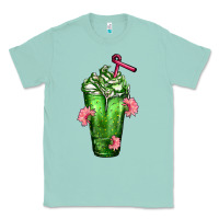 Seafoam Western Cactus Cold Frappe Classic Tee - FaDigitalArtStudio