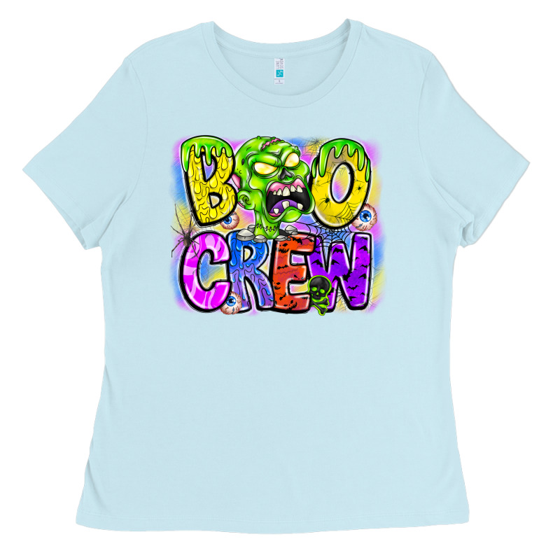 Boo Crew Ladies Tee by CowhideDigitalArt | Teevron