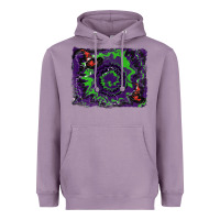Lavender halloween witch hat backgraund Heavyweight Hoodie - RanaPortraitStore