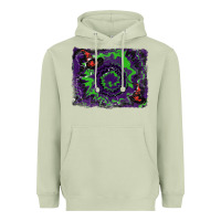 Matcha halloween witch hat backgraund Heavyweight Hoodie - RanaPortraitStore