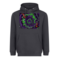 Smoke halloween witch hat backgraund Heavyweight Hoodie - RanaPortraitStore