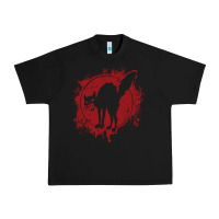 Black Anarchist Black Cat Urban Heavy Tee - linhVisuals