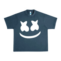 Midnight Navy mello face Urban Heavy Tee - linhVisuals