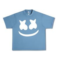 Pebble Blue mello face Urban Heavy Tee - linhVisuals