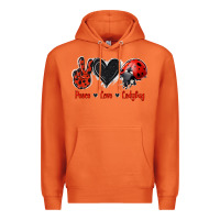 Carrot Peace Love Ladybug Premium Hoodie - Jasminsmagicworld