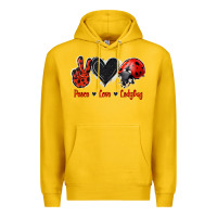 Lemon Peace Love Ladybug Premium Hoodie - Jasminsmagicworld