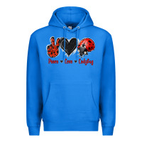 True Royal Peace Love Ladybug Premium Hoodie - Jasminsmagicworld