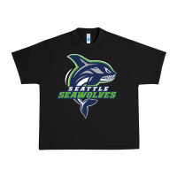 Black seattle seawolves rugby Urban Heavy Tee - linhVisuals