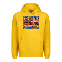 Lemon 4th of july truck cow mousepad Premium Hoodie - BarkalooDesign