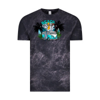 Cloud Black beach please Vintage Tee - CowhideDigitalArt
