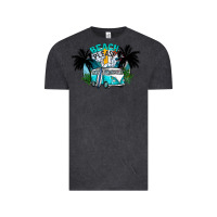 Vintage Black beach please Vintage Tee - CowhideDigitalArt