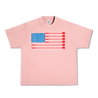 Salmon patriotic golf usa flag Urban Heavy Tee - linhVisuals
