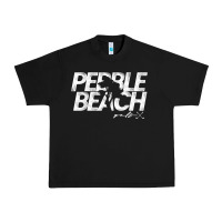 Black pebble beach golf cypress tree Urban Heavy Tee - linhVisuals