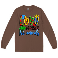 Chestnut love needs no words Long Sleeve Tee - Artiststas