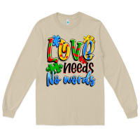 Mushroom love needs no words Long Sleeve Tee - Artiststas