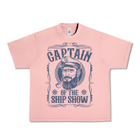 Salmon mens funny captain of the ship show boating pontoon boat gift t shirt Urban Heavy Tee - linhVisuals