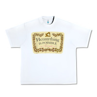 White hennything is possible Urban Heavy Tee - linhVisuals