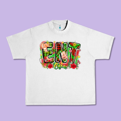 Ent Crew Christmas Urban Heavy Tee Designed By Cowhidedigitalart