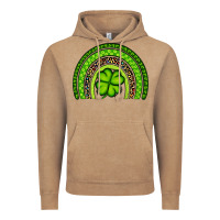 St. Patrick's Day Shamrock Rainbow Vintage Hoodie | Teevron