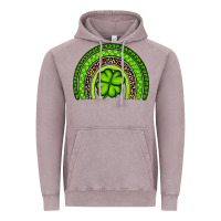 Vintage Zinc St. Patrick's Day Shamrock Rainbow Vintage Hoodie - Artiststas