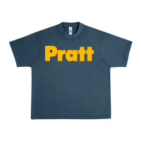 Midnight Navy pratt institute Urban Heavy Tee - linhVisuals