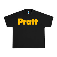 Black pratt institute Urban Heavy Tee - linhVisuals