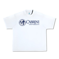White cabrini Urban Heavy Tee - linhVisuals