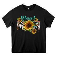 Black Blessed mom Mother's Day Heavy Core Tee - FaDigitalArtStudio