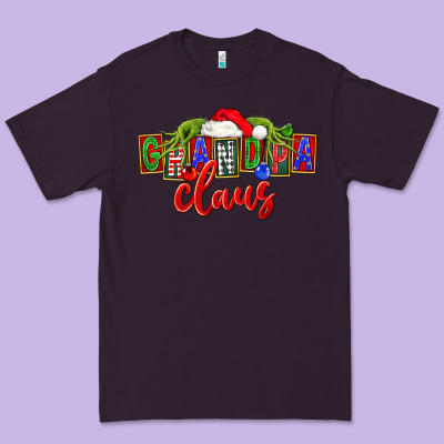 Christmas Grandpa Claus Premium Tee Designed By Fadigitalartstudio