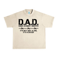 Sandshell d.a.d. dads against diapers men's humor funny t shirt Urban Heavy Tee - linhVisuals