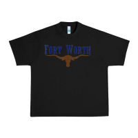Black vintage fort worth texas flag men women kids Urban Heavy Tee - linhVisuals