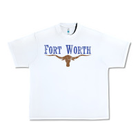 White vintage fort worth texas flag men women kids Urban Heavy Tee - linhVisuals