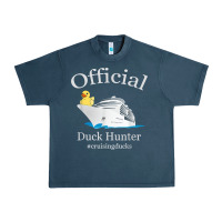 Midnight Navy official duck hunter rubber duck cruisingducks t shirt Urban Heavy Tee - linhVisuals
