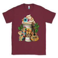 Burgundy Mexican Hot Coffee Cup Classic Tee - FaDigitalArtStudio