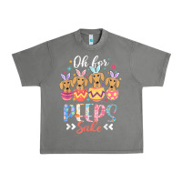 Tornado oh for peeps sake funny easter dachshund bunny ear egg t shirt Urban Heavy Tee - linhVisuals