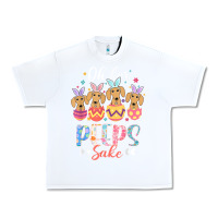 White oh for peeps sake funny easter dachshund bunny ear egg t shirt Urban Heavy Tee - linhVisuals
