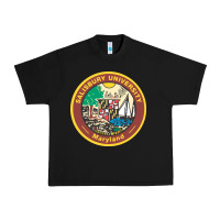 Black salisbury university vectorized Urban Heavy Tee - linhVisuals