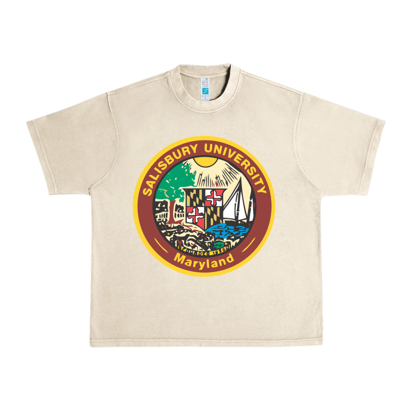 Salisbury University Vectorized Urban Heavy Tee by linhVisuals | Teevron