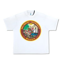 White salisbury university vectorized Urban Heavy Tee - linhVisuals