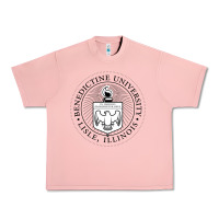 Salmon Benedictine University Urban Heavy Tee - linhVisuals