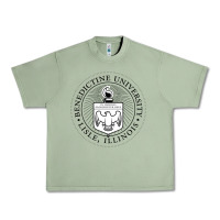 Oil Green Benedictine University Urban Heavy Tee - linhVisuals