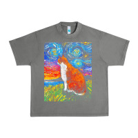 Tornado cat t  shirt orange and white tabby cat t  shirt Urban Heavy Tee - linhVisuals