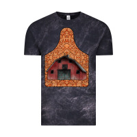 Cloud Black Barn Earning Vintage Tee - CowhideDigitalArt
