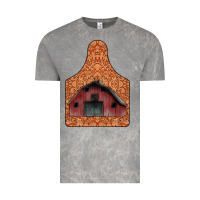 Cloud Rock Barn Earning Vintage Tee - CowhideDigitalArt